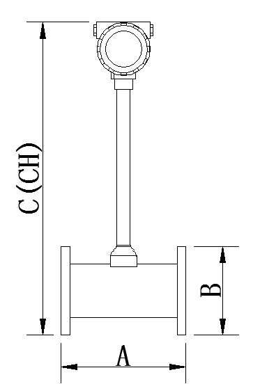 法蘭式渦街流量計(jì)尺寸