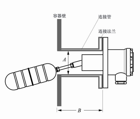 液位開關(guān)控制器安裝示意