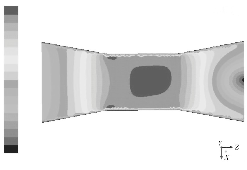 圖3 入口速度為0.3m/s的速度云圖Figure 3 Contour of 0.3m/s inlet velocity