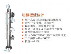 蒸汽夾套型磁翻板液位